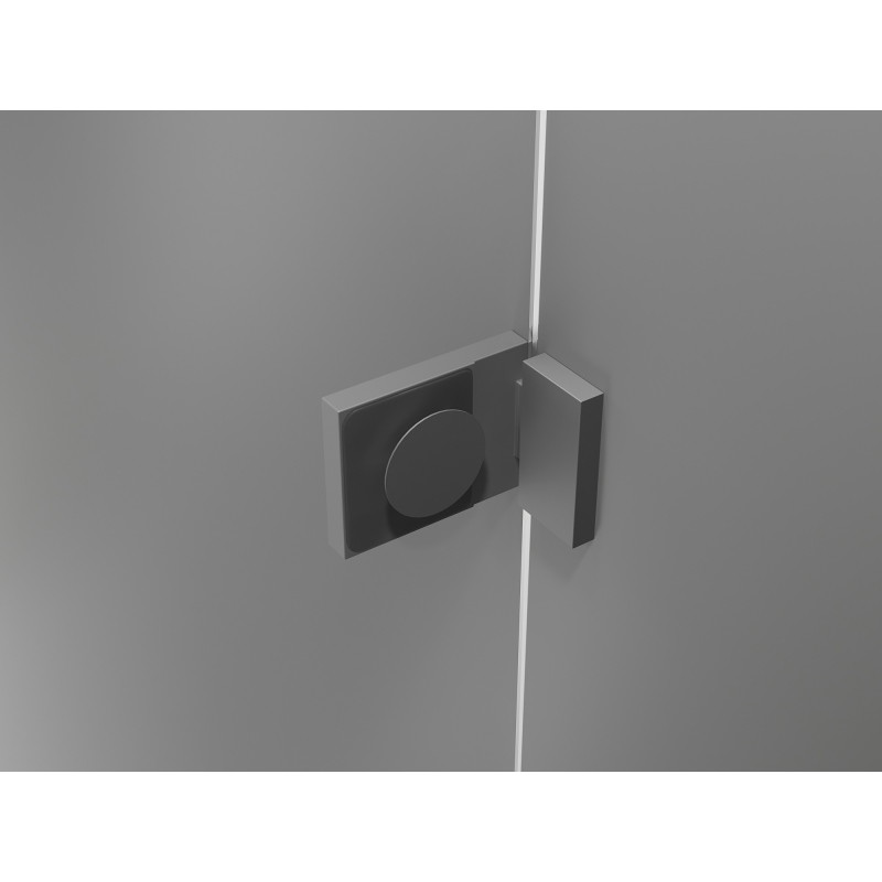 Mexen Lunar L Duo dušiukse avanevad 200 cm, läbipaistev, gunmetal - 834DL-200-000-95-00
