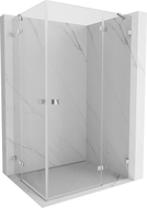 Mexen Lunar Duche cabine com porta de abrir direita 115 x 75 cm, transparente, cromada - 834-115P-075L-01-00