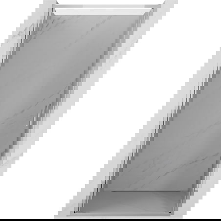 Mexen Exo duschdörrar gångjärnsförsedda 55 cm, transparent, krom - 817-055-000-01-00