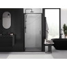 Mexen Exo-B douchedeur klapbaar 50 cm, transparant, zwart - 817-050-000-70-00