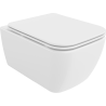 Mexen Stella Rimless WC Bowl with Soft-Close Slim Seat, Duroplast, Glossy White - 30680900