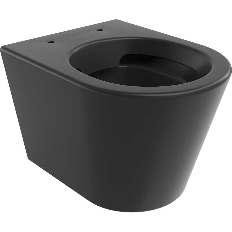 Mexen Rico Rimless WC-skål, svart matt - 3372XX85