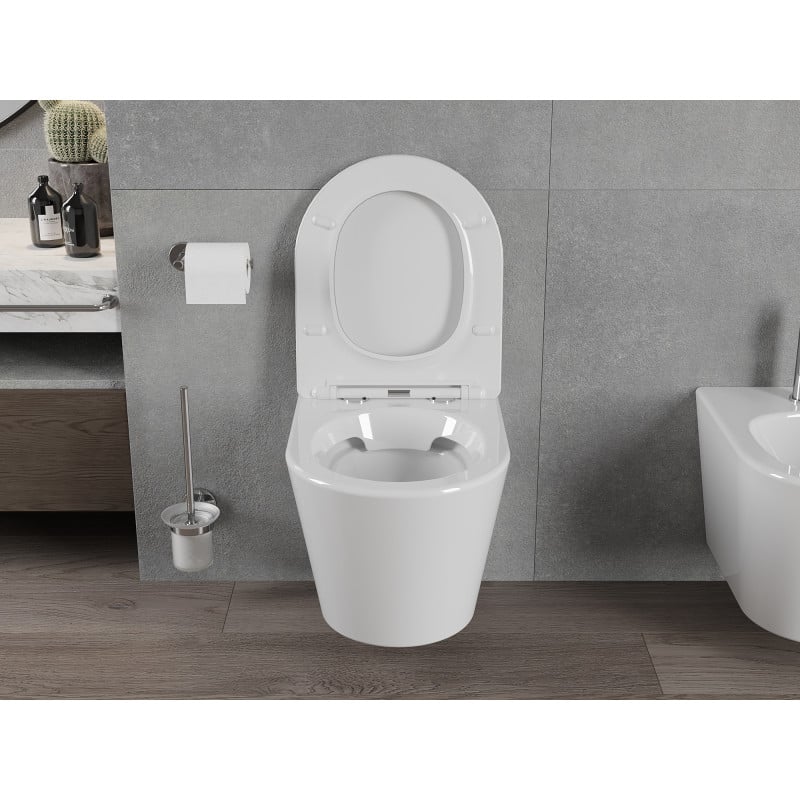 Mexen Rico miska wc Rimless, biała połysk - 3372XX00