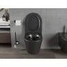 Mexen Rico WC-Becken Rimless mit absenkbarem Slim-Sitz, Duroplast, Schwarz Matt - 30721085