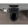 Mexen Rico Rimless Toilet Bowl with Soft-Close Slim Seat, Duroplast, Matte Black - 30721085