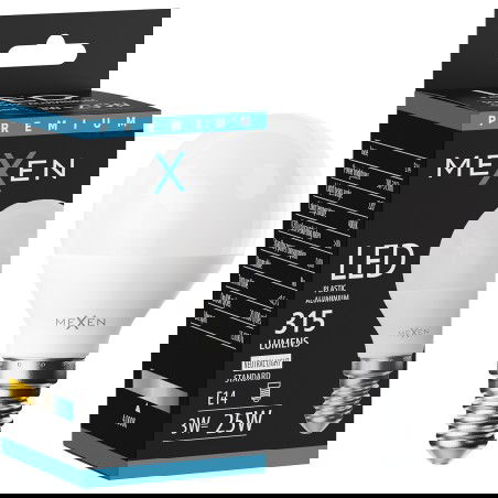 Mexen Nova Lampadina LED E14, G45, 3W, Neutro - 4000K, 315 lm - L101-E14-0340-01