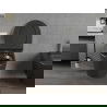 Mexen Rico WC-kom Rimless met softclose slanke zitting, duroplast, mat zwart - 30720185