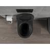 Mexen Rico Rimless wc-pot met langzaam vallende dunne zitting, duroplast, mat zwart - 30720185