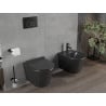 Mexen Rico Rimless WC Bowl with Soft-Close Slim Seat, Duroplast, Matte Black - 30720185