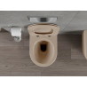 Mexen Rico inodoro suspendido sin reborde con asiento abatible lento slim, duroplast, cappuccino mate - 30724064