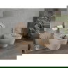 Mexen Rico WC-Schosseläin Rimless mat engem Soft-Close Slim-Sëtz, Duroplast, Cappuccino mat - 30724064