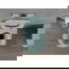 Mexen Rico rimloze wc-pot met langzaam sluitende dunne zitting, duroplast, lichtgroen mat - 30724048