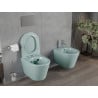 Mexen Rico miska wc Rimless z deską wolnoopadającą slim, duroplast, zielona jasna mat - 30724048