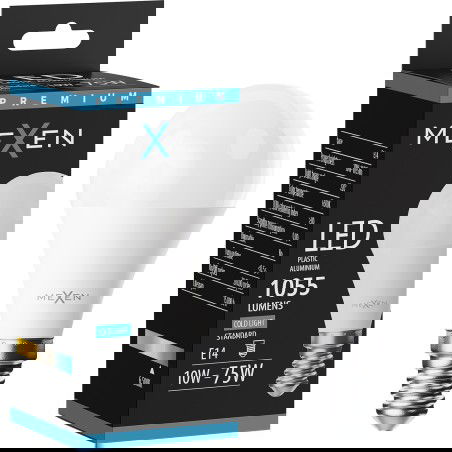 Mexen Nova Lâmpada LED E14, G45, 10W, Fria - 6500K, 1055 lm - L101-E14-1065-01