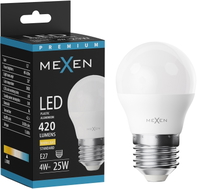 Mexen Nova LED žarulja E27, G45, 4W, Topla - 3000K, 420 lm - L101-E27-0430-01