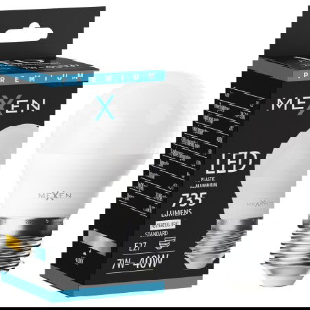 Mexen Nova LED žarnica E27, G45, 7W, Nevtralna - 4000K, 735 lm - L101-E27-0740-01