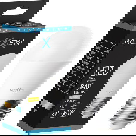 Mexen Nova LED-lampa E27, G45, 8W, Varm - 3000K, 840 lm - L101-E27-0830-01