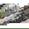 Mexen Bruno granieten spoelbak 1-kompartment met afdruiprek 795 x 495 mm, grijs, sifon chroom - 6513791010-71