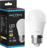 Mexen Nova LED-pirn E27, G45, 9W, Soe - 3000K, 945 lm - L101-E27-0930-01