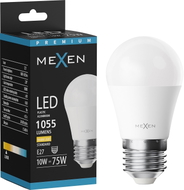 Mexen Nova żarówka LED E27, G45, 10W, Ciepła - 3000K, 1055 lm - L101-E27-1030-01