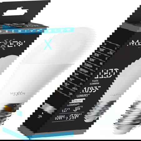 Mexen Nova Λάμπα LED E27, G45, 10W, Ουδέτερη - 4000K, 1055 lm - L101-E27-1040-01
