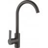 Mexen Ana grifo de cocina, negro - 671000-70