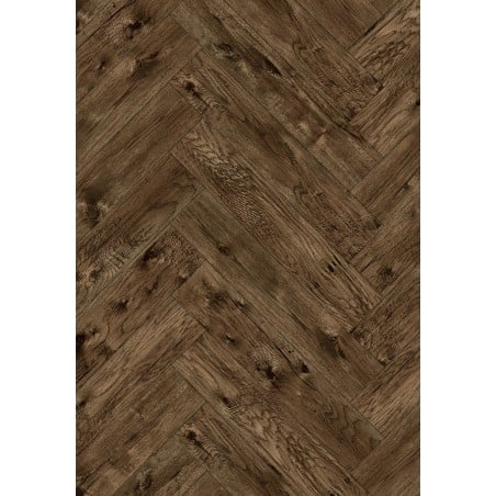 Mexen Orange Beach panele winylowe jodełka 635 x 127 mm SPC 6,5 mm podkład 1,5 mm, 4 V-Fuga, Orzech - F1195-0635-127-505-4V1-01