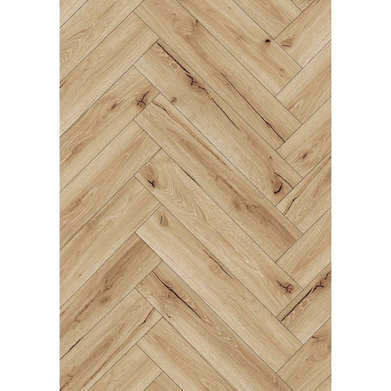 Mexen Buffalo vinüülpaneelid kalasabaga 635 x 127 mm SPC 6,5 mm alus 1,5 mm, 4 V-soon, Tammik - F1190-0635-127-505-4V1-01