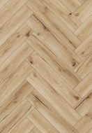 Mexen Buffalo Vinylplatten Herringbone 635 x 127 mm SPC 6,5 mm Unterlage 1,5 mm, 4 V-Fuge, Eiche - F1190-0635-127-505-4V1-01