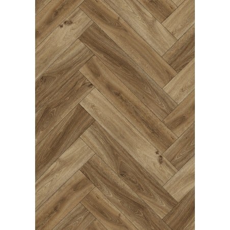 Mexen Amsterdam vinyl panels herringbone 635 x 127 mm SPC 6.5 mm underlay 1.5 mm, 4 V-Groove, Oak - F1191-0635-127-505-4V1-01