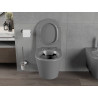 Mexen Rico cuvette WC Rimless avec abattant slim à descente lente, duroplast, gris foncé mat - 30724071