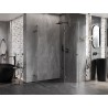 Mexen Lunar Duo dušinurk uksega paremal 90 x 70 cm, läbipaistev, harjatud relvaküür  - 834-090P-070L-66-00