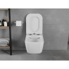 Mexen Elis wc-pot Rimless met langzaam sluitende slanke zitting, duroplast, wit glans - 30910600