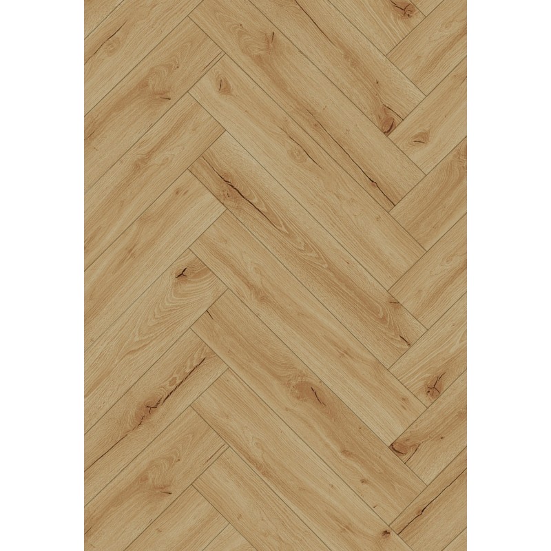 Mexen Beaver Creek panele winylowe jodełka 635 x 127 mm SPC 6,5 mm podkład 1,5 mm, 4 V-Fuga, Dąb - F1188-0635-127-505-4V1-01