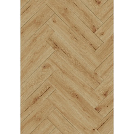 Mexen Beaver Creek panele winylowe jodełka 635 x 127 mm SPC 6,5 mm podkład 1,5 mm, 4 V-Fuga, Dąb - F1188-0635-127-505-4V1-01