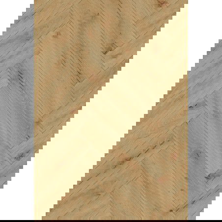 Mexen Beaver Creek pannelli in vinile spina di pesce 635 x 127 mm SPC 6,5 mm base 1,5 mm, 4 V-Groove, Rovere