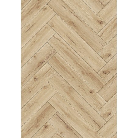 Mexen Sun Valley panele winylowe jodełka 635 x 127 mm SPC 6,5 mm podkład 1,5 mm, 4 V-Fuga, Dąb - F1189-0635-127-505-4V1-01