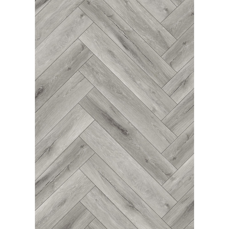 Mexen Boone vinilne ploče riblja kost 635 x 127 mm SPC 6,5 mm podloga 1,5 mm, 4 V-Fuga, Hrast - F1192-0635-127-505-4V1-01
