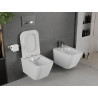 Mexen Madox Rimless WC-Schüssel mit soft-schließendem Slim-Sitz, Duroplast, glänzend weiß - 30154000
