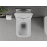 Mexen Madox cuvette WC sans rebord avec abattant à descente lente slim, duroplast, blanc brillant - 30154000