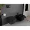 Mexen Madox Rimless WC bowl with soft-closing slim seat, duroplast, matte black - 30154070