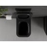 Mexen Madox Rimless WC bowl with slim, soft-close duroplast seat, matte black - 30154070