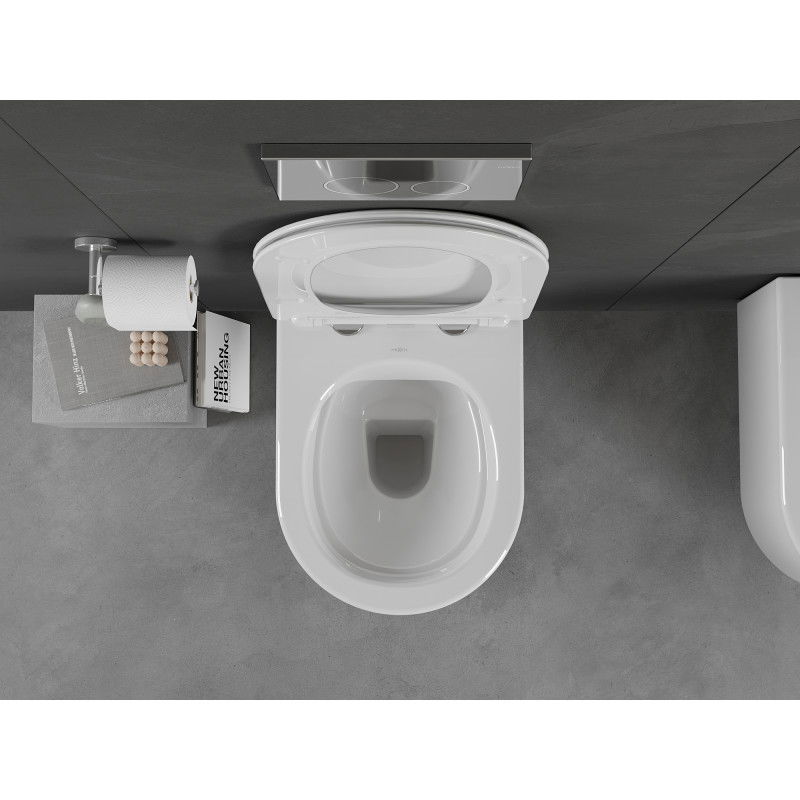 Mexen Sofia cuvette wc sans rebord, blanc brillant - 3354XX00