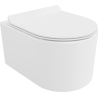 Mexen Sofia inodoro sin borde Rimless con asiento slim de caída lenta, duroplast, blanco brillo - 30540100