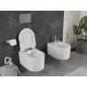 Mexen Sofia Rimless WC Bowl with Soft Close Slim Seat, Duroplast, White Gloss - 30540100