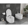 Mexen Sofia WC-Schüssel Rimless mit Slim-Softclose-Sitz, Duroplast, Weiß glänzend - 30540100