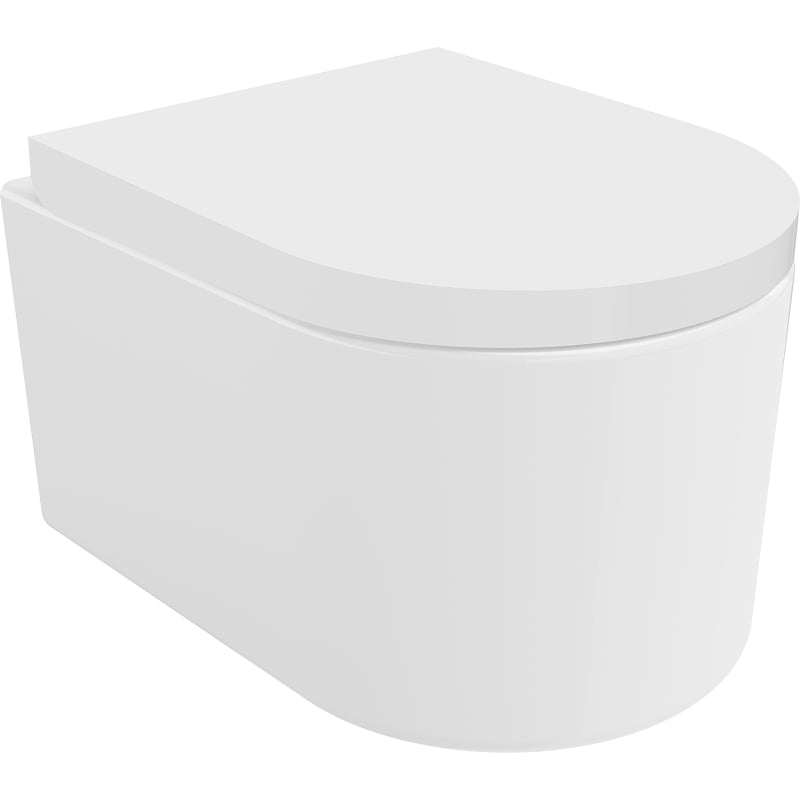 Mexen Sofia Rimless WC Bowl with Soft-Close Seat, Hard, Duroplast, White Gloss - 30540200