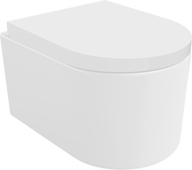 Mexen Sofia WC-Mëtsch Rimless mat luesofaltege System sëtzt déi haart, Duroplast, wäiss Glanz - 30540200