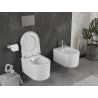 Mexen Sofia cuvette WC sans rebord avec abattant à descente progressive, dur, duroplast, blanc brillant - 30540200