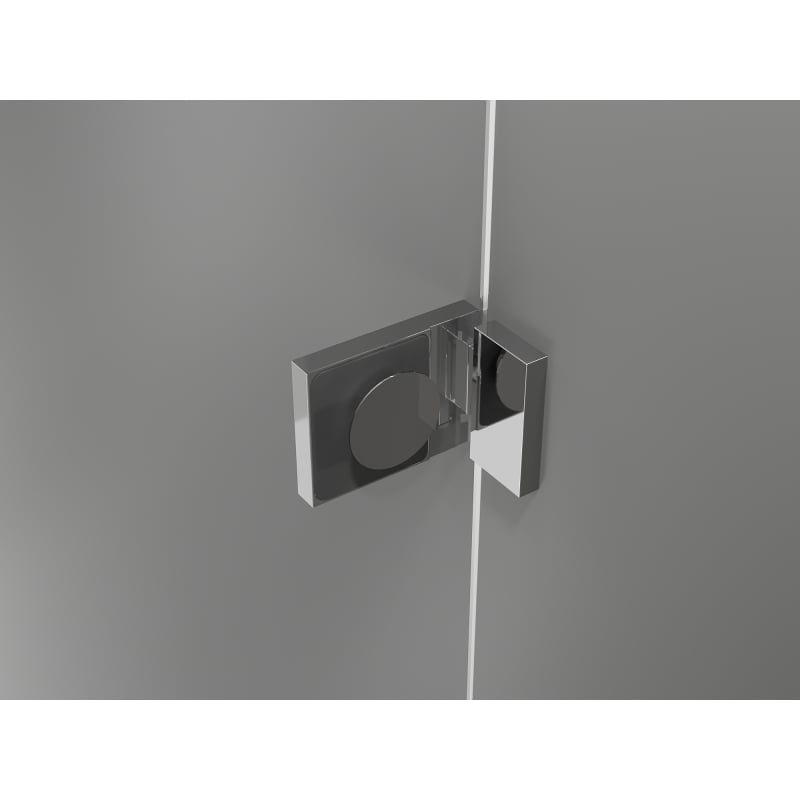 Mexen Lunar L Duo kabina prysznicowa uchylna prawa 110 x 85 cm, transparent, chrom - 834L-110P-085L-01-00